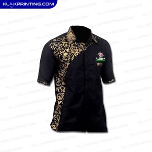 Kemeja Batik Bordir Logo