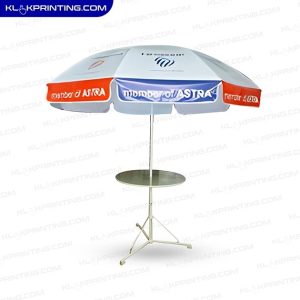 Payung Parasol Fullprint + Meja 80cm