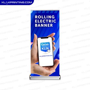 Rolling Electric Banner 80x200cm