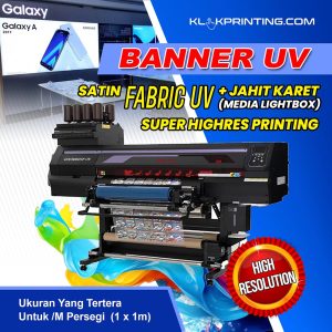 Satin Fabric UV + Jahit Karet