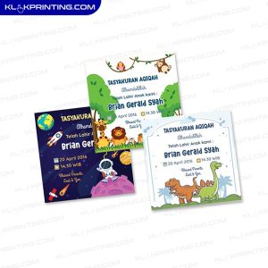 Stiker Kertas Glossy