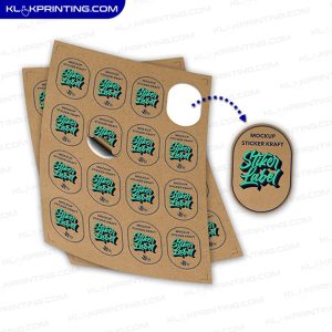 Stiker Kraft Paper