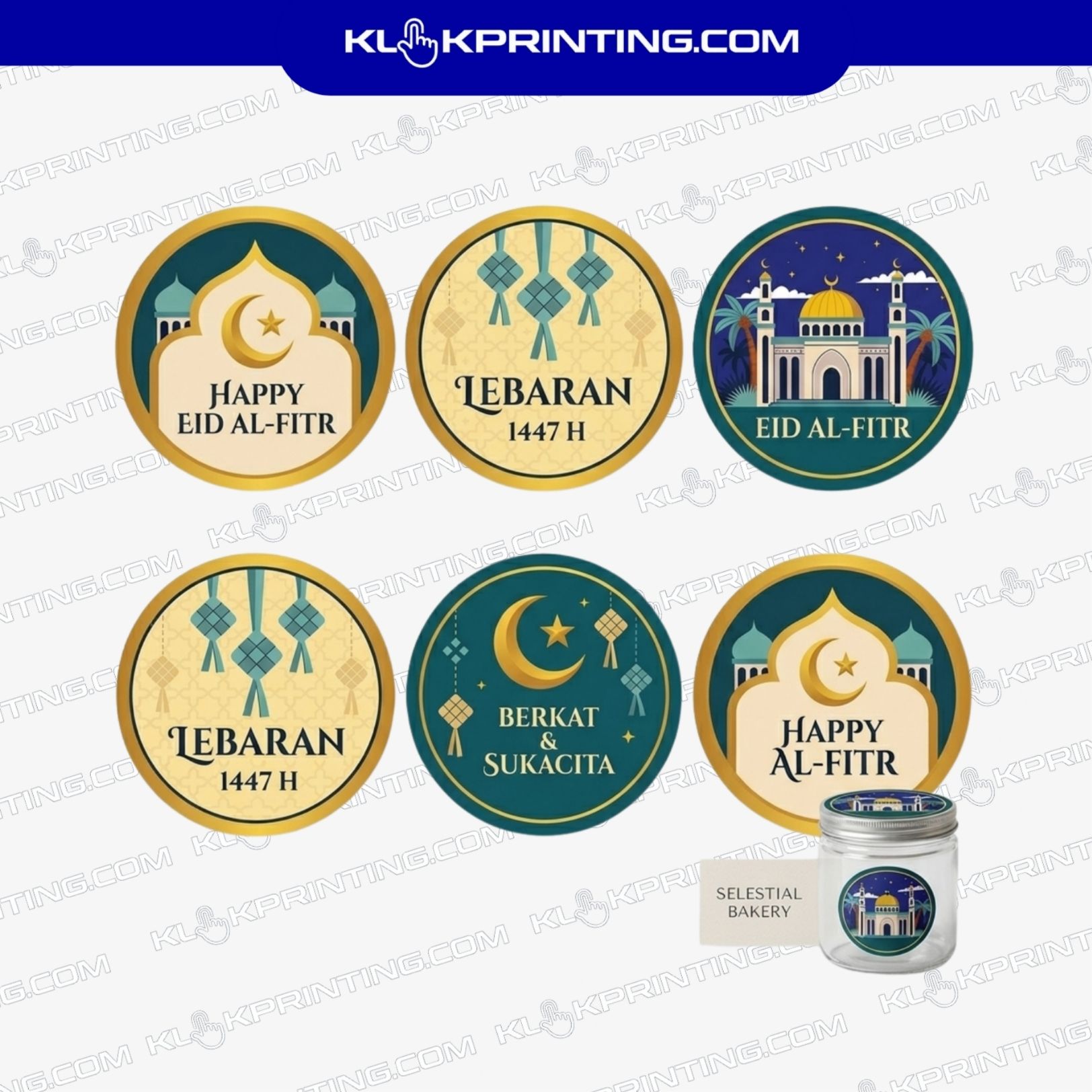 Stiker Segel Toples Lebaran